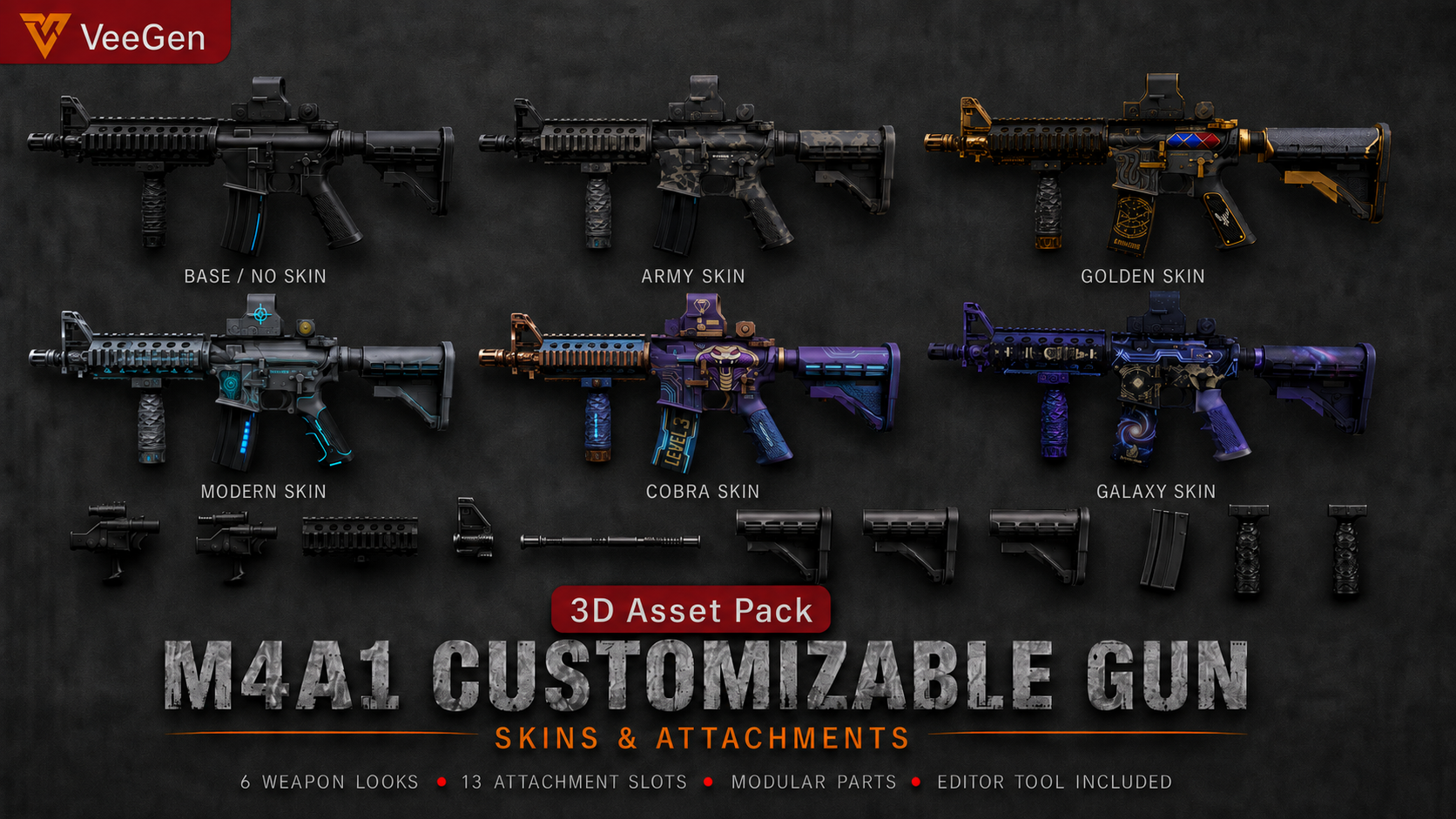 M4A1 Customizable Gun